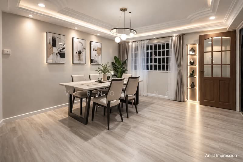 416 Hougang Avenue 10 HDB Flat For Sale at S$ 737,000 | PropertyGuru Singapore - Dining Room