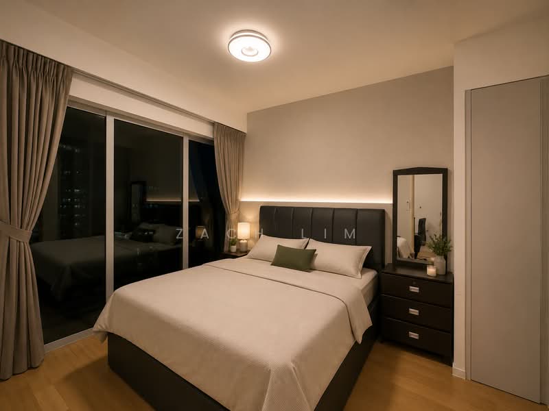 Eight Riversuites, 2 Whampoa East, 2 Bedrooms, 700 sqft, Condominium For Sale, by Zach Lim, 60138461 - Bedroom - PropertyGuru.com.sg