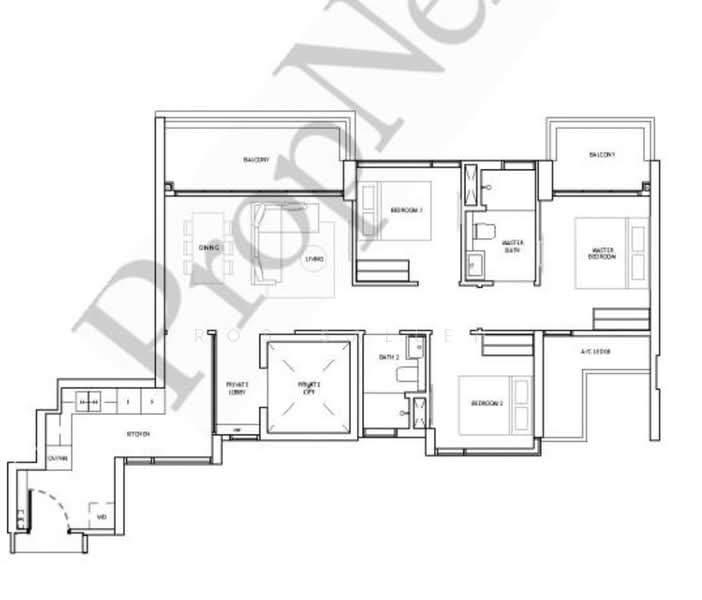The Landmark, 173 Chin Swee Road, 3 Bedrooms, 1,076 sqft, Condominium For Sale, by Ros Salleh, 60138941 - PropertyGuru.com.sg