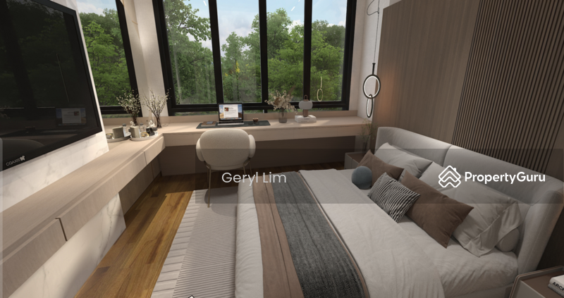Artist impression of Corner Terrace in this development