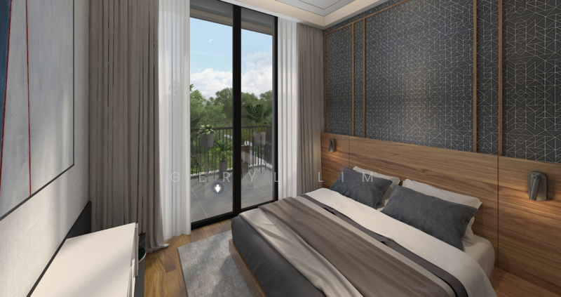 Artist impression of Corner Terrace in this development