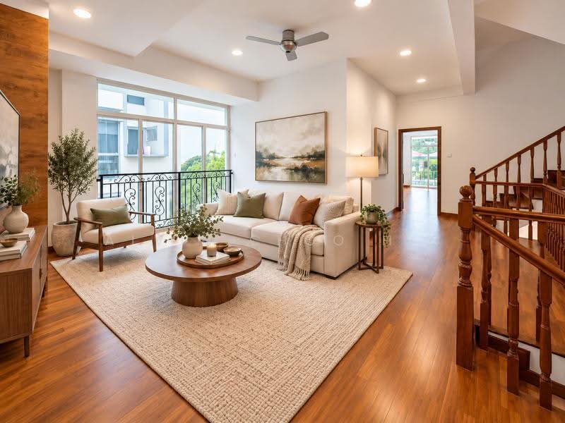 3.5 Storey Corner Terrace! With Great Amenities! Near Various MRT Train Stations & Shopping Malls!, Lor 1 Realty Park, Hougang / Punggol / Sengkang, 6 Bedrooms, 5,524 sqft, Corner Terrace For Sale, by Alvin Choo H.C, 60139276 - Living Room - PropertyGuru.com.sg