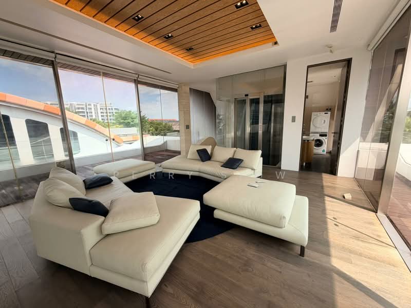 2 Storey Good Class Bungalow at Sentosa Cove, Pearl Island, Cove Grove, Cove Drive, 6 Bedrooms, 10,800 sqft, Good Class Bungalow For Sale, by Perry Siow, 60139379 - Living Room - PropertyGuru.com.sg
