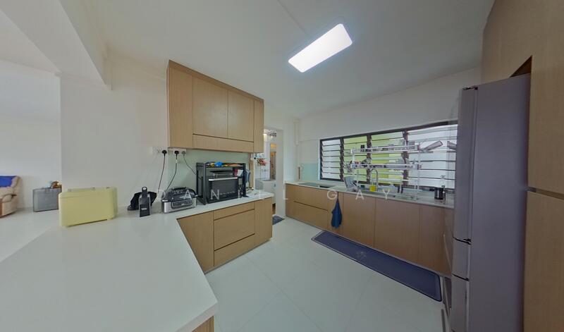Open concept kitchen