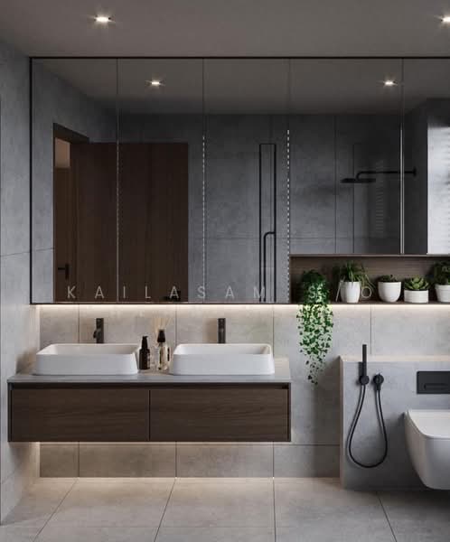 Reflections at Keppel Bay, 33 Keppel Bay View, 3 Bedrooms, 1,625 sqft, Condominium For Sale, by Kailasam S/O Palanivellu, 60140548 - Artist impression of Master Bathroom - PropertyGuru.com.sg