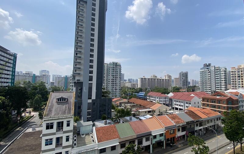 View from unit. No afternoon sun