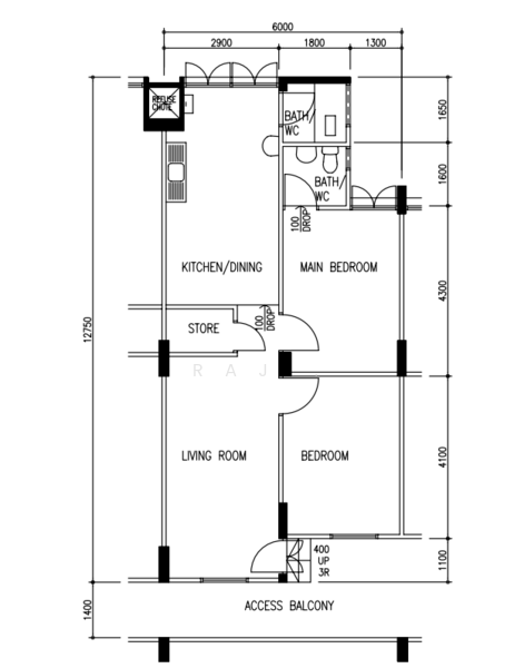 For Rent 125 Bedok North Road