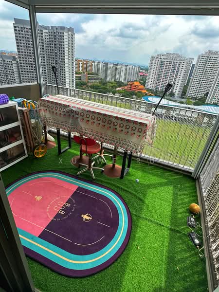 The Topiary, 13 Fernvale Lane, 3 Bedrooms, 1,087 sqft, Executive Condominium For Sale, by Xu Weiru, 60143965 - Balcony - PropertyGuru.com.sg