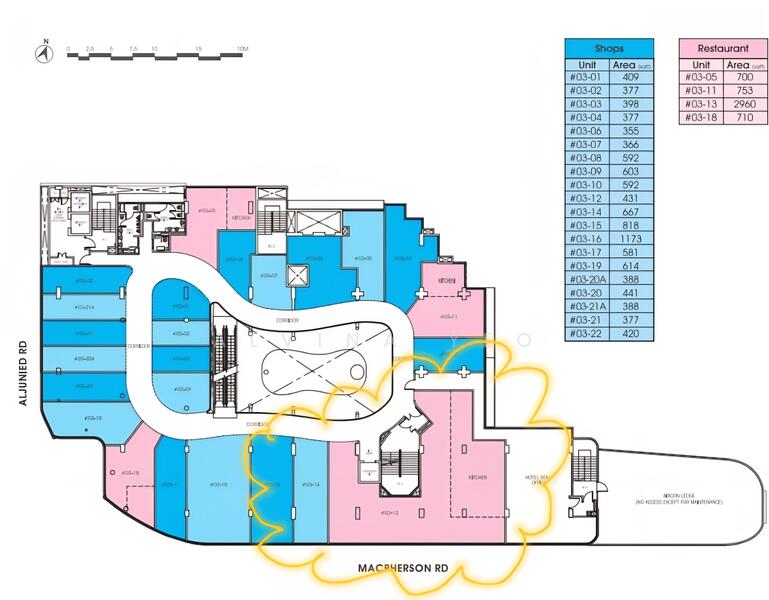 M2 Macpherson Mall, 401 Macpherson Road, 3,627 sqft, Mall Shop For Rent, by Alvina Yeo, 60144819 - CommercialGuru.com.sg