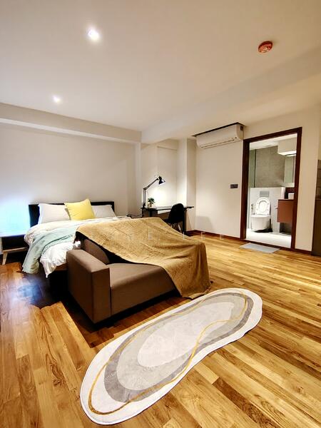 Pillows and bedsheets included