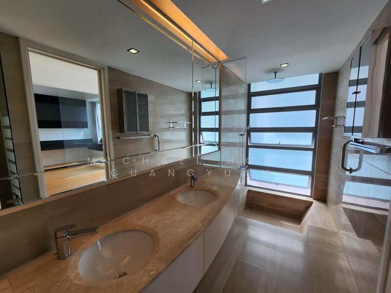 Master Bathroom with his & her sink