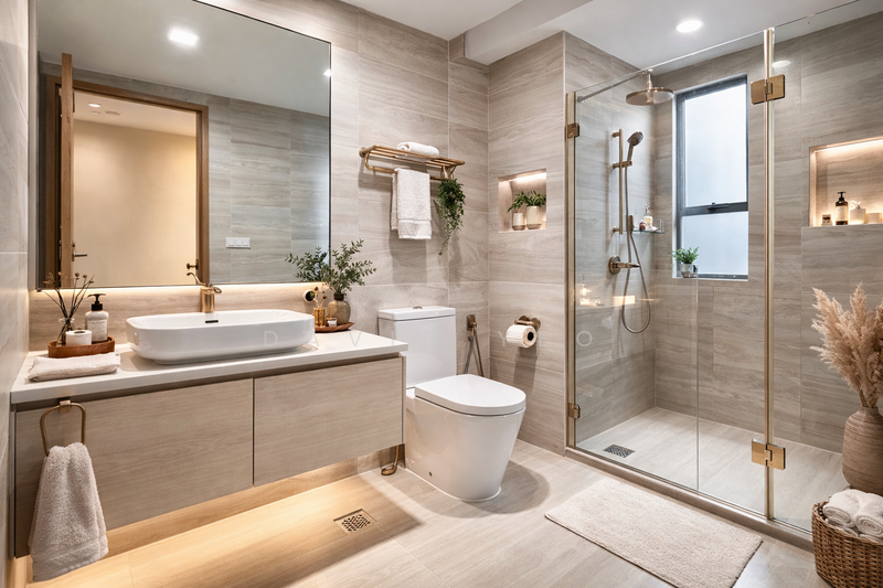 The Santorini Condominium For Sale at S$ 1,108,000 | PropertyGuru Singapore - Bathroom