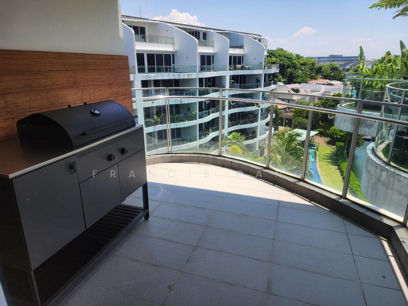 BBQ at Dry kitchen balcony