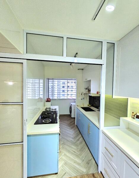 Enclosed Kitchen