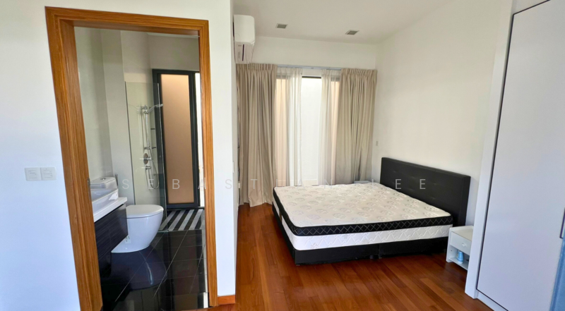 Master bedroom with ensuite bathroom