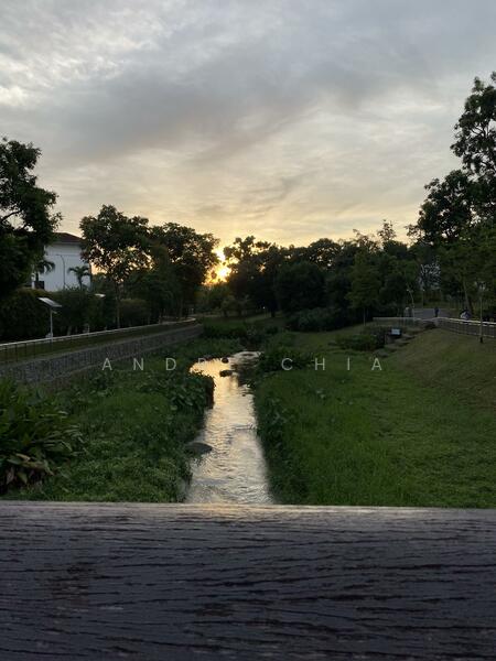 Back gate leads to Bishan Park