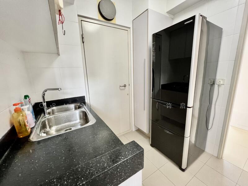 Kitchen with Household Shelter