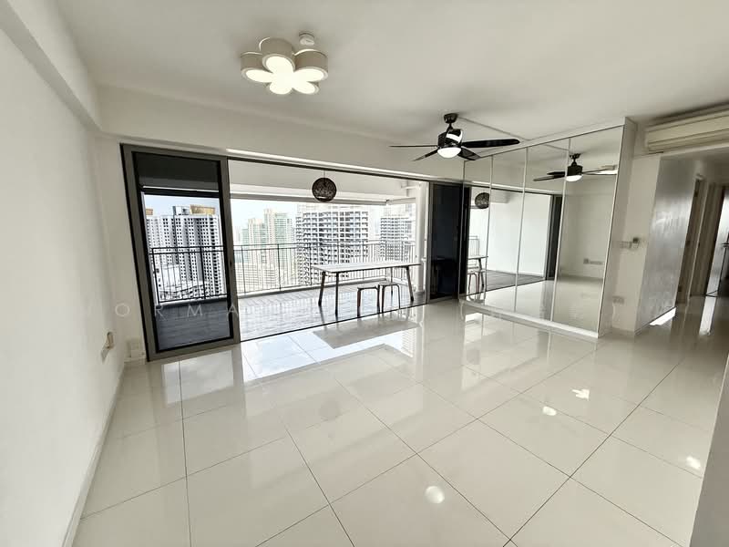 Living Hall with huge Balcony