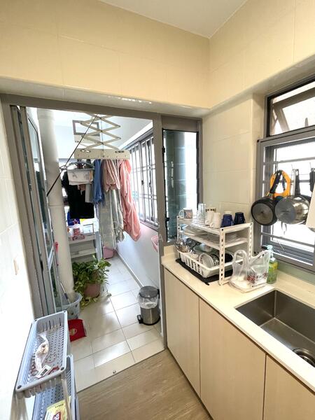 Service yard for Laundry