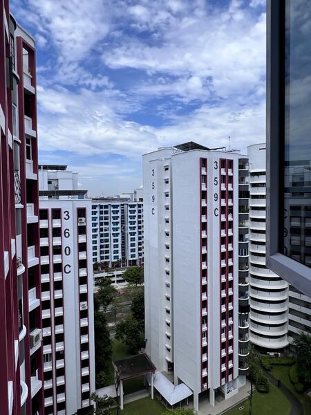 View from the balcony 