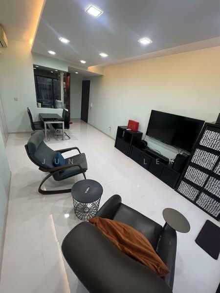 Riverparc Residence Executive Condominium For Sale at S$ 1,799,999 | PropertyGuru Singapore - Living Room