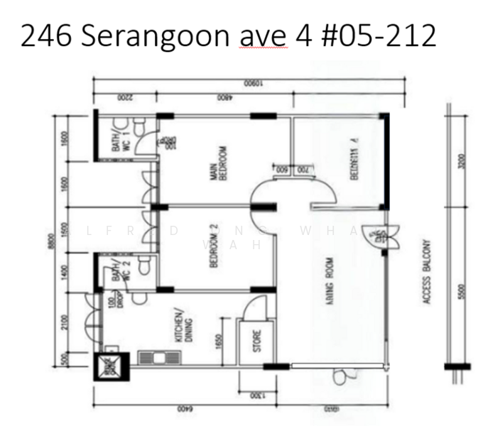 For Rent 246 Serangoon Avenue 3