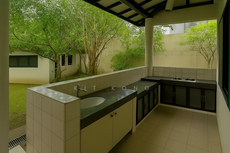 Outdoor cooking area