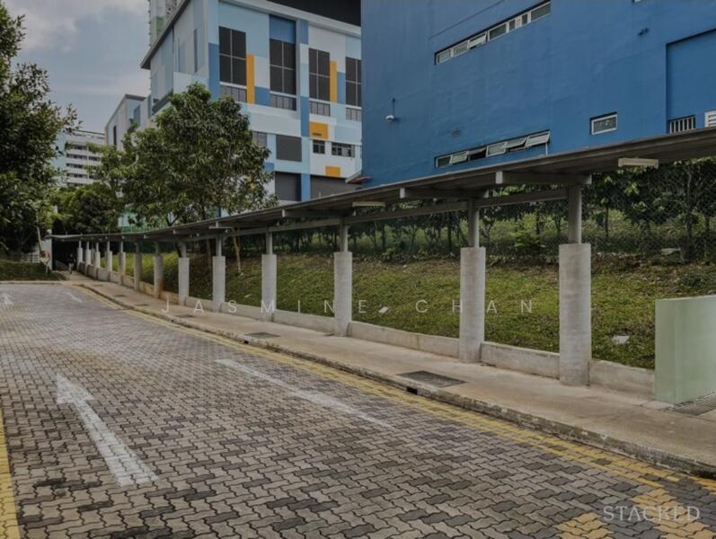 Covered shelter to MRT