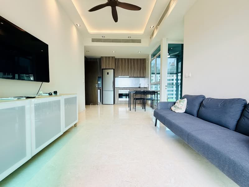 Principal Garden, 99 Prince Charles Crescent, 2 Bedrooms, 861 sqft, Condominium For Sale, by Dane Kau 高国豪, 60150979 - Living Room - PropertyGuru.com.sg