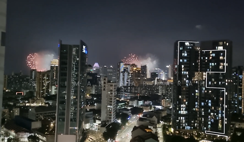 Firework View - Living Rm