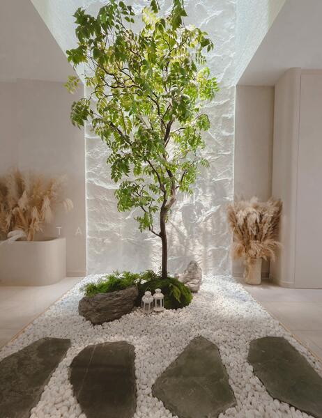 Tree in living room 