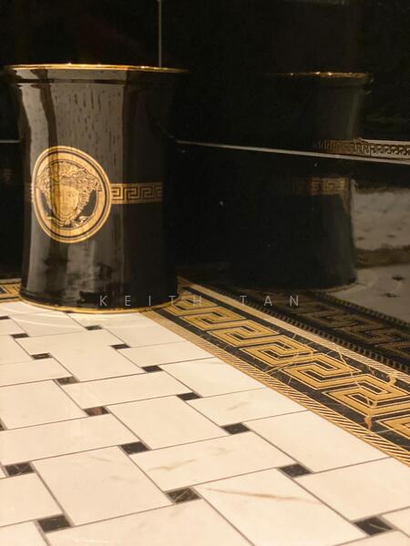Bathroom with Versace Tiles