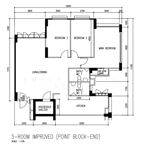 985B Buangkok Crescent, 985B Buangkok Crescent, 3 Bedrooms, 1,184 sqft, HDB Flat For Sale, by Emily Lim Zi Ling, 60152940 - PropertyGuru.com.sg