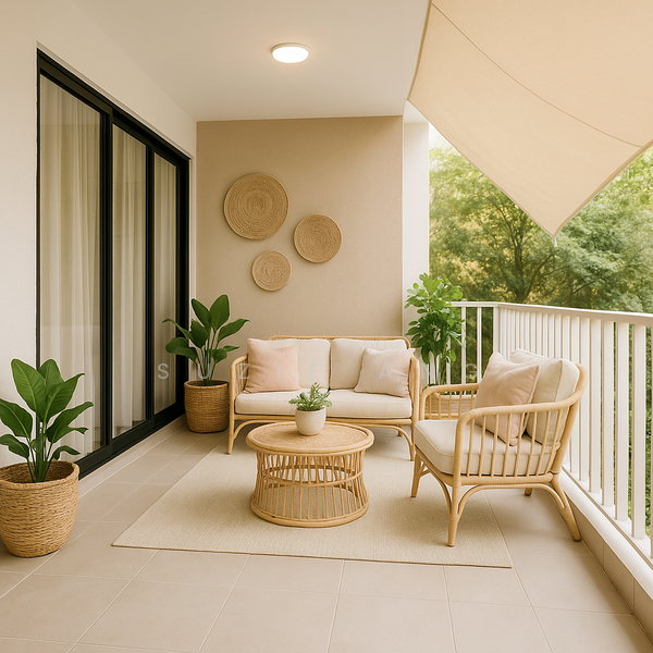 AI generated for patio space idea