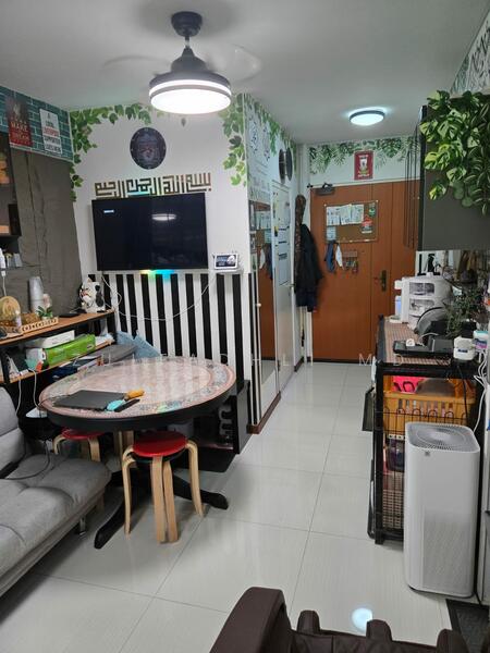 Compact and Practical living room size