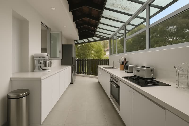 Saraca Villas, 1 Saraca Terrace, 4 Bedrooms, 3,400 sqft, Terraced House For Sale, by Claudia Ong, 60153514 - Kitchen - PropertyGuru.com.sg