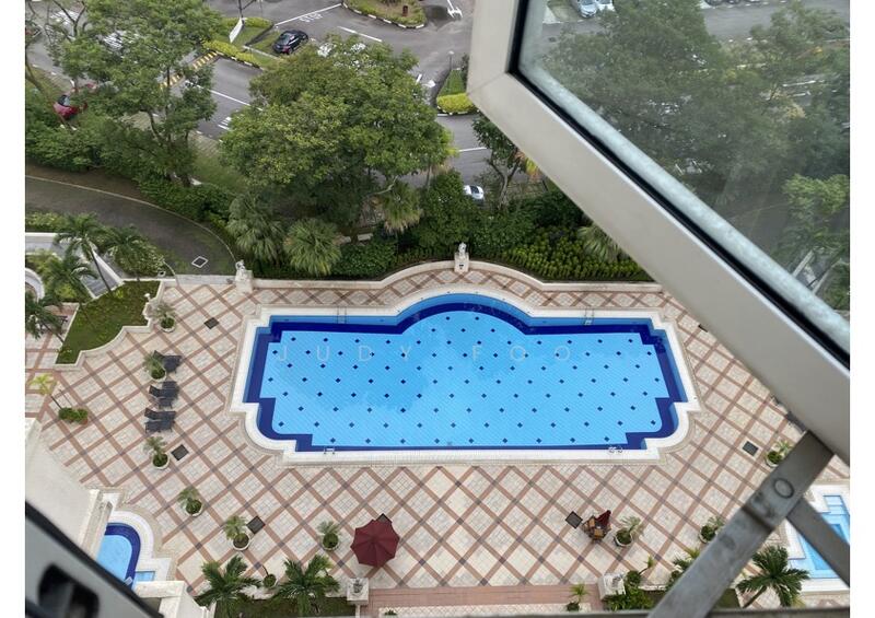 Pool View from Balcony
