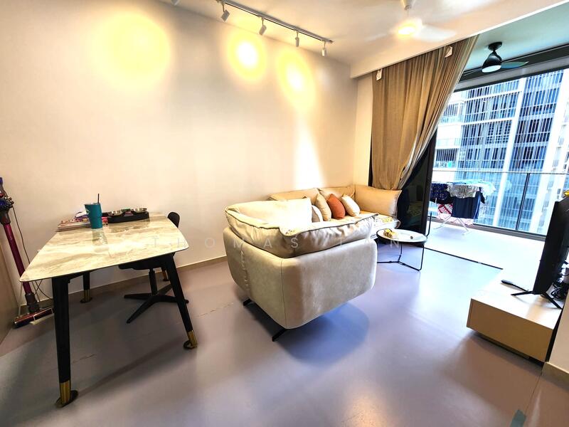 Living room and dining