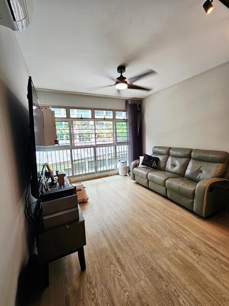 Living room facing East