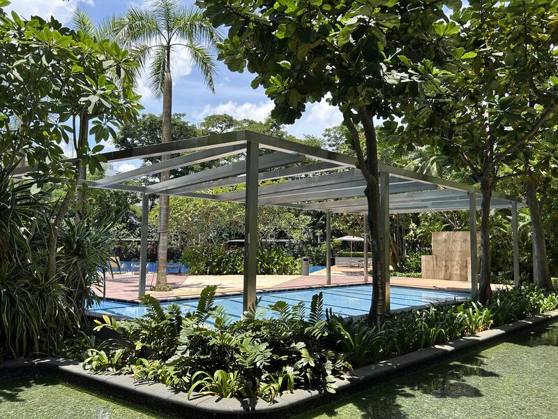 Lush greenery, well manicured landscape