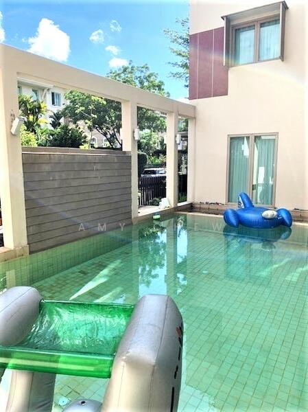 For Rent - 1Km to Nanyang Pri Sch- Lovely 3 Storey Bungalow with Huge Pool & Garden