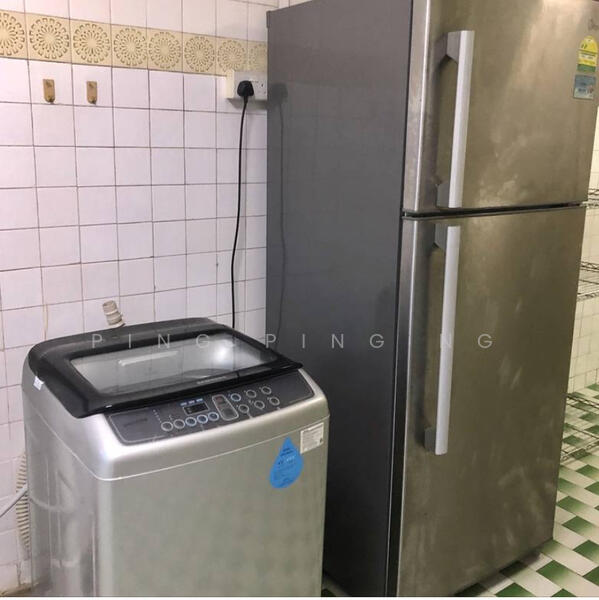 Washer and fridge