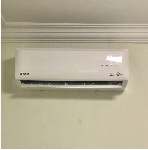 aircon in living room and both bedrooms