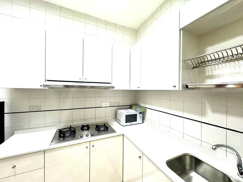 Kitchen with new cabinets and appliances