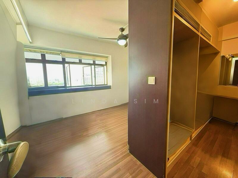 Walk closet in master bedroom