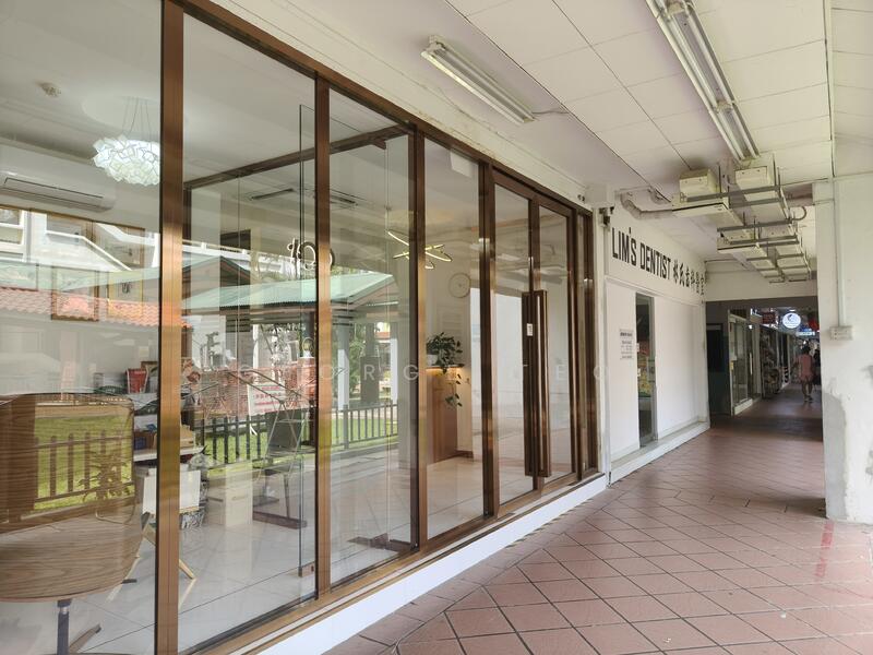 amenities-salons, clinics downstairs