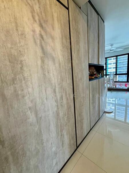 Built-in Cabinets Conceal House Shelter