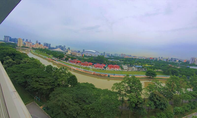 View of MBS, Riveredge, Sport Hub & indoor stadium 