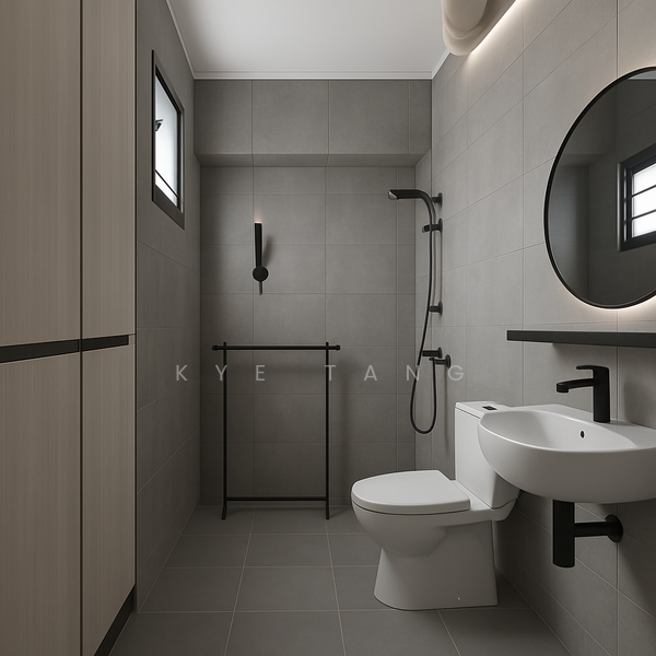 Master Bathroom - Styled Concept