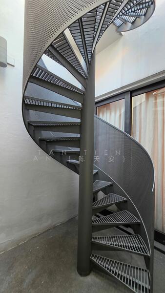 Spiral Stairs Leading to Roof Top